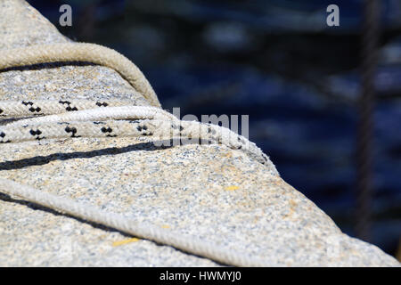 nautical anchor chains Stock Photo