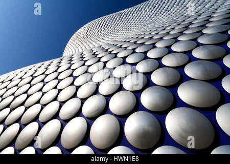 A view of the selfidges building in central Birmingham. Designed by future systems. The building on moor st forms part of the bullring shopping centre Stock Photo