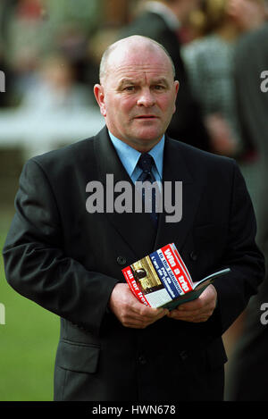 DAVID NICHOLLS RACE HORSE TRAINER DONCASTER RACECOURSE DONCASTER 23 March 2002 Stock Photo