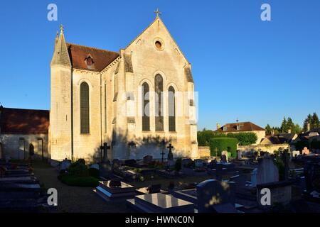 France, Oise, Compiegne Forest, Saint Jean aux Bois, church Stock Photo