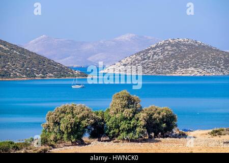 Greece, Dodecanese archipelago, Astypalaia island, Vathy bay Stock Photo