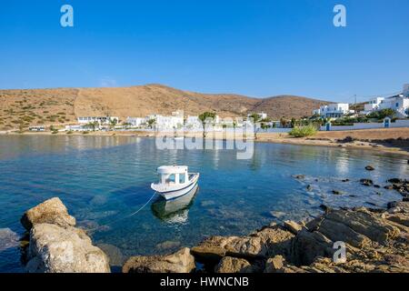 Greece, Dodecanese archipelago, Astypalaia island, Analipsi (or Maltezana) bay Stock Photo