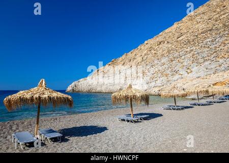 Greece, Dodecanese archipelago, Astypalaia island, Vatses beach Stock Photo