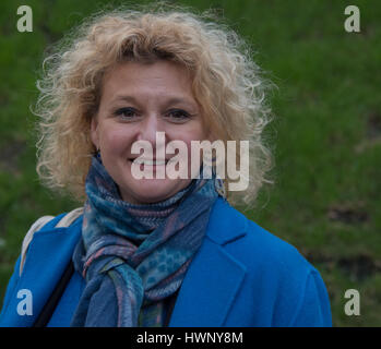 Paris - Sandrine Charnoz - French politician. Stock Photo