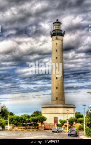 Lighthouse in Biarritz - France, Aquitaine Stock Photo