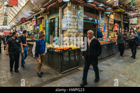 The Machane Yehuda market, Jerusalem Stock Photo