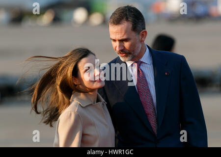 King Felipe VI and Queen Letizia of Spain with Queen Margrethe II of ...