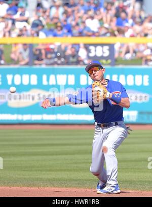 Chicago Cubs' Munenori Kawasaki in action during a spring training