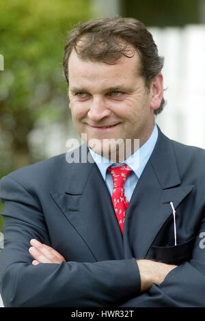 BRIAN MEEHAN RACE HORSE TRAINER DONCASTER RACECOURSE DONCASTER 11 September 2003 Stock Photo