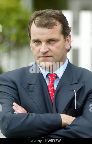 BRIAN MEEHAN RACE HORSE TRAINER DONCASTER RACECOURSE DONCASTER 11 September 2003 Stock Photo