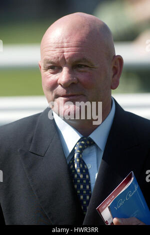 DAVID NICHOLLS RACE HORSE TRAINER NEWMARKET ENGLAND 16 April 2003 Stock Photo