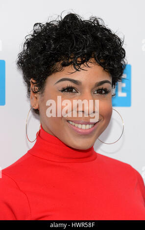 on stage at the We Day UK charity event and concert, The SSE Arena, London. PRESS ASSOCIATION Photo. Picture date: Wednesday March 22, 2017 Stock Photo