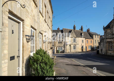 Cottages in Cirencester Stock Photo