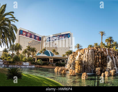 Mirage Hotel Casino - Las Vegas, Nevada, USA Stock Photo