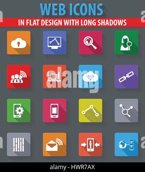 Process diagram flat design long shadow glyph icon. PFD. Flowsheet ...