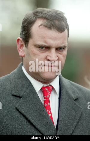 BRIAN MEEHAN RACE HORSE TRAINER NEWMARKET RACECOURSE NEWMARKET 13 April 2004 Stock Photo