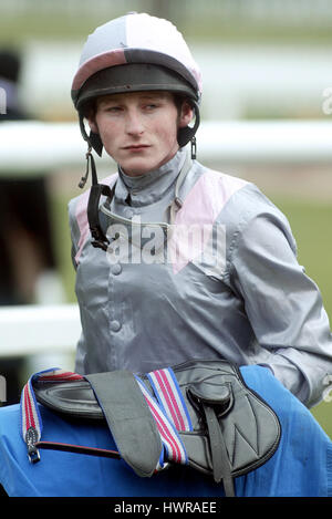 PAUL FITZSIMONS JOCKEY DONCASTER DONCASTER RACECOURSE 25 March 2004 Stock Photo