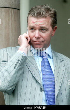 KARL BURKE RACE HORSE TRAINER DONCASTER DONCASTER RACECOURSE 25 March 2004 Stock Photo