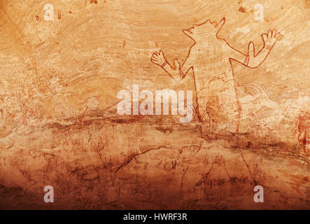 Tassili n'ajjer cave painting hi-res stock photography and images