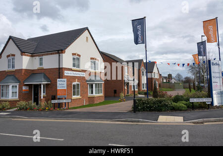 New build housing by Bellway Homes In Dudley, West Midlands, UK Stock Photo