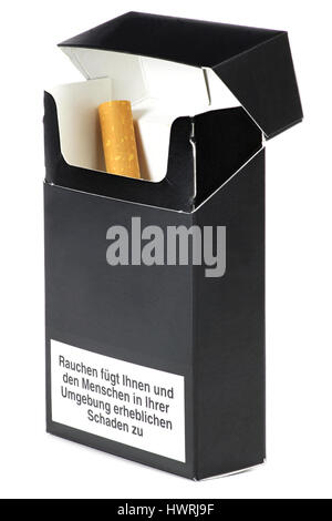 Red white and blue packet of Royals Superkings cigarettes with smoking  seriously damages health warning UK Stock Photo - Alamy