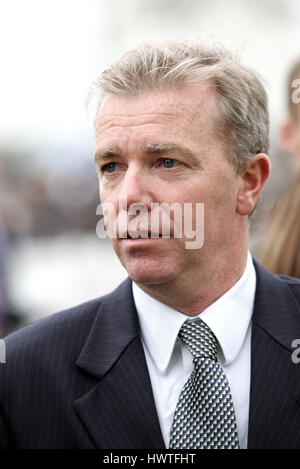 KARL BURKE RACE HORSE TRAINER YORK RACECOURSE YORK ENGLAND 16 May 2008 Stock Photo