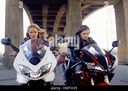 TORQUE 2004 Warner Bros film with from left: Monet Mazur and Jaime Pressly Stock Photo