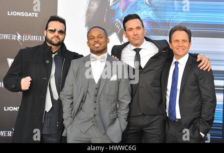 Los Angeles, California, USA. 22nd Mar, 2017. at arrivals for SABAN'S POWER RANGERS Premiere, Regency Westwood Village Theatre, Los Angeles, CA March 22, 2017. Credit: Dee Cercone/Everett Collection/Alamy Live News Stock Photo