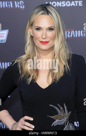 Los Angeles, California. 22nd Mar, 2017. Molly Sims attends the 'Power Rangers' premiere at Regency Village Theater on March 22, 2017 in Los Angeles, California. | Verwendung weltweit/picture alliance Credit: dpa/Alamy Live News Stock Photo