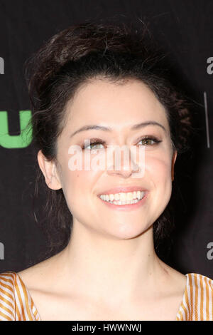 Hollywood, Ca. 23rd Mar, 2017. Tatiana Maslany at the 34th Annual PaleyFest Los Angeles presentation of Orphan Black at the Dolby Theater in Hollywood, California on March 23, 2017. Credit: David Edwards/Media Punch/Alamy Live News Stock Photo