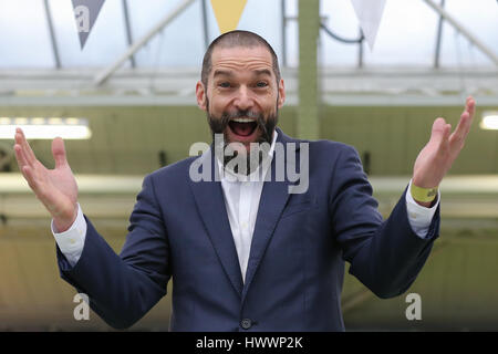 Olympia London, UK. 24th Mar, 2017. Fred Sirieix at the Eat and Drink Festival. Katie Piper, Fred Sirieix and Martin Lewis officially open the Ideal Home Show sponsored by Zoopla at Olympia London. Celebrities take part in the launch the Ideal Home Show. Credit: Dinendra Haria/Alamy Live News Stock Photo