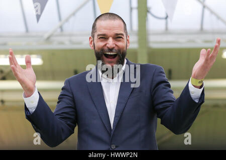 Olympia London, UK. 24th Mar, 2017. Fred Sirieix at the Eat and Drink Festival. Katie Piper, Fred Sirieix and Martin Lewis officially open the Ideal Home Show sponsored by Zoopla at Olympia London. Celebrities take part in the launch the Ideal Home Show. Credit: Dinendra Haria/Alamy Live News Stock Photo