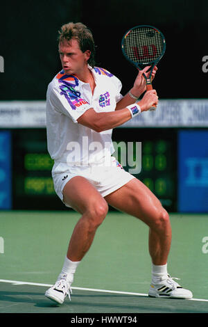 Photo Vintage De Stefan Edberg à Roland Garros, 1991, Tirage Argentique 21x15 Cm