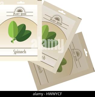 pack spinach color icon vector illustration Stock Vector Image & Art ...