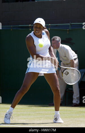 CHANDA RUBIN WIMBLEDON CHAMPIONSHIPS 26 June 2002 Stock Photo