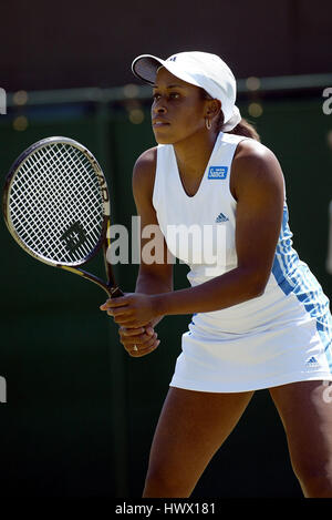 CHANDA RUBIN WIMBLEDON CHAMPIONSHIPS 26 June 2002 Stock Photo