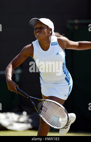 CHANDA RUBIN WIMBLEDON CHAMPIONSHIPS 26 June 2002 Stock Photo