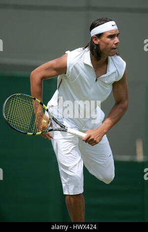 RAFAEL NADAL SPAIN WIMBLEDON 23 June 2005 Stock Photo