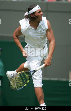 RAFAEL NADAL SPAIN WIMBLEDON 23 June 2005 Stock Photo