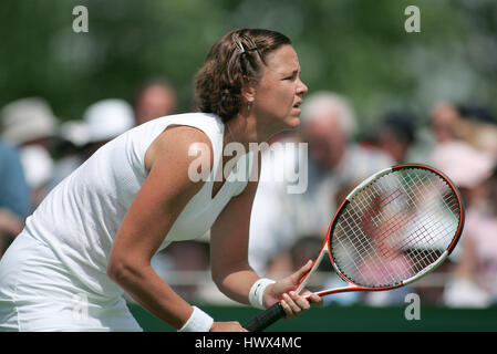 LINDSAY DAVENPORT USA WIMBLEDON LONDON 21 June 2005 Stock Photo