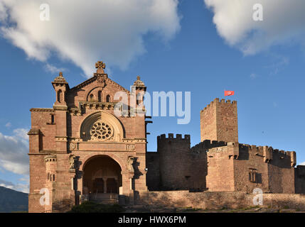 Castle of Xavier (Castillo de Javier) Stock Photo