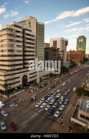 Harare is the capital of Zimbabwe Stock Photo