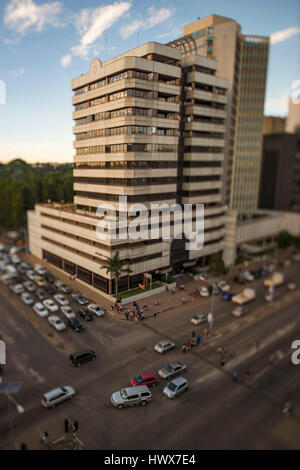 Harare is the capital of Zimbabwe Stock Photo