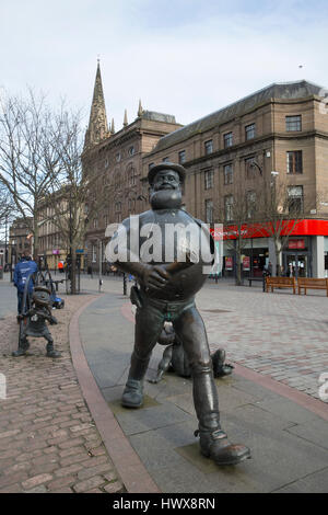 Dundee Market Square Scotland Stock Photo