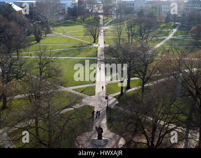 March 23, 2017: Thre Oval at the Ohio State University. Columbus, Ohio. Brent Clark/Alamy Live News Stock Photo