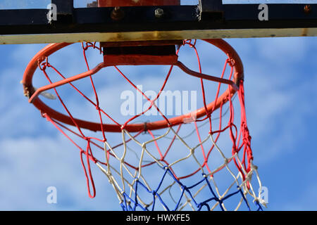 Basketball hoop Stock Photo