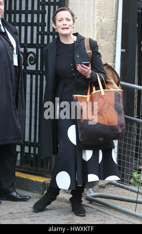 Catherine Russell outside ITV Studios  Featuring: Catherine Russell Where: London, United Kingdom When: 21 Feb 2017 Stock Photo