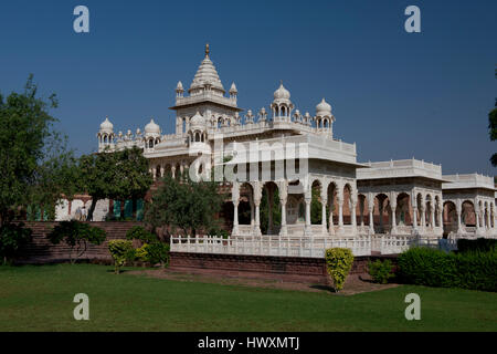 The memorial of maharaja Jaswant Singh II erected in 1899 in Jodhpur, Rajasthan, India Stock Photo