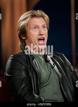 Actor Denis Leary during a segment of the 'Late Late Show with Craig  Ferguson' at CBS Television City in Los Angeles, California on October 28, 2009. Photo by Francis Specker Stock Photo