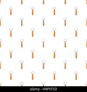 Beer bottle opener pattern, cartoon style Stock Vector